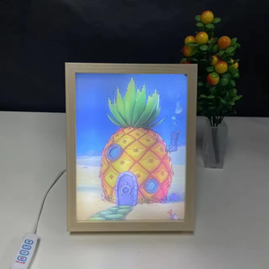 Customizable LED <strong>Light</strong> Box Photo Frame Handmade <strong>3D</strong> <strong>Wall</strong> Art for Weddings Birthdays Special Occasionss - Product Image 6