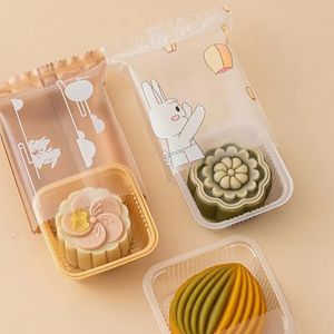 ถาดรองขนมไหว้พระจันทร์แบบใสและหนาหลายชั้น OEM, กล่องถาดด้านใน, ถาดใส่ขนมไข่แดง, กล่องถาดใส่ขนมสโนว์พลัม - Product Image 2