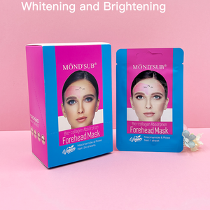OEM masker dalam nyata kolagen Bio pengencang Korea, masker pembungkus kolagen nyata pelembap dahi dan keriput - Product Image 3