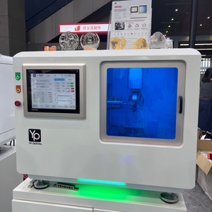 Machine de fraisage humide CNC 5 axes pour PEEK, titane, cire, PMMA, verre, céramique, équipement de laboratoire dentaire CAD/CAM avec certification CE - Product Image 2