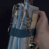 Carpeta de documentos Xiaohongshu A7 del mismo estilo, organizador multifuncional, diseño inspirado en Instagram, cuaderno portátil