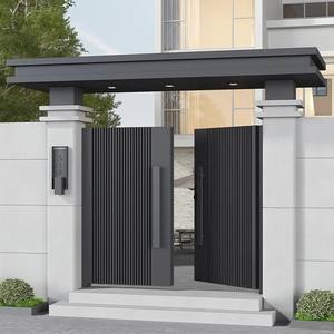 European Style Modern Villa Swing Garden <strong>Gate</strong> Customized Retractable Outdoor Electric System Automatic Custom Color Painting - Product Image 5