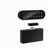 Verrou de sécurité pour tiroir sans perçage, serrure à code pour bureau, table de chevet, armoire de rangement, armoire à chaussures P359