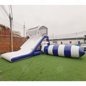Scivolo Gonfiabile Galleggiante Bianco <span class=keywords><strong>per</strong></span> <span class=keywords><strong>Piscina</strong></span> - Attrezzatura Commerciale <span class=keywords><strong>per</strong></span> Parco Acquatico - Product Image 5