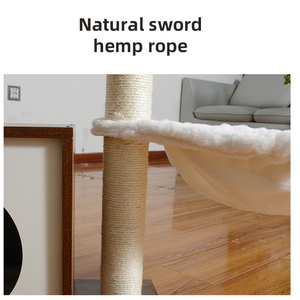 Großhandel Luxus <span class=keywords><strong>Indoor</strong></span> Holz Katzen haus Möbel Beistell tisch Schrank Katzen Käfig Haustier Häuser Gehäuse Katzen bäume Halloween - Product Image 4