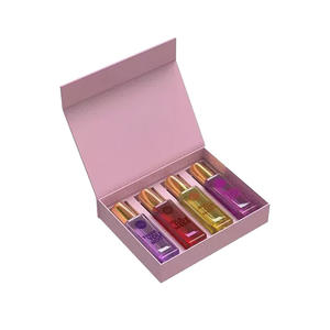 Boîte <span class=keywords><strong>de</strong></span> parfum magnétique rigide stratifiée mate personnalisée Boîte <span class=keywords><strong>de</strong></span> papier à couvercle rabattable Boîte d'emballage <span class=keywords><strong>de</strong></span> papier kraft pour huiles essentielles avec couvercle - Product Image 1