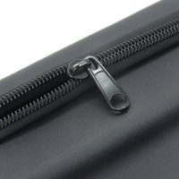 Sac de rangement pour écouteurs de voyage, sac de rangement pour écouteurs de voyage, noir Eva étanche à glissière personnalisée Mini 3c boîte d'organisation pour écouteurs numériques