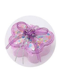 <span class=keywords><strong>Argento</strong></span> Sterling antico riciclabile a forma di farfalla personalizzato all'ingrosso, scatole <span class=keywords><strong>portagioie</strong></span> placcate in plastica con anello/ - Product Image 3