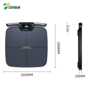 Timbangan Digital pengukur lemak tubuh, 8 elektroda unik tubuh dengan tampilan TFT, timbangan Digital kebugaran komposisi tubuh, penganalisa keseimbangan pengukuran - Product Image 2
