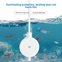 Chauffe-eau pour aquarium mini USB, ultra silencieux, température constante automatique pour les réservoirs de crevettes