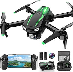 โดรนติดกล้อง 1080P HD FPV มอเตอร์ไร้แปรงถ่าน ควอดคอปเตอร์บังคับวิทยุ พับเก็บได้ สำหรับเด็ก ผู้ใหญ่ มือใหม่ ถ่ายเซลฟี่ด้วยท่าทาง ตั้งค่าจุดหมาย - Product Image 1