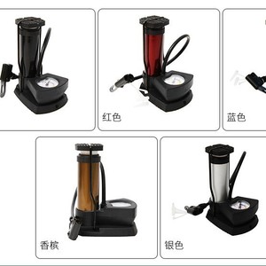 Portable Mini Aluminum Bicycle <b>Pump</b> 80-130Psi High Pressure Nozzle <b>Adapter</b> For Mountain Bike Electric Vehicle - Product Image 2