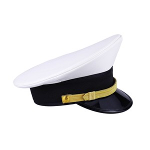 Classic White Navy Captain Party <strong>Hats</strong> for Sailor Themed Celebrations and Costumes - Product Image 5