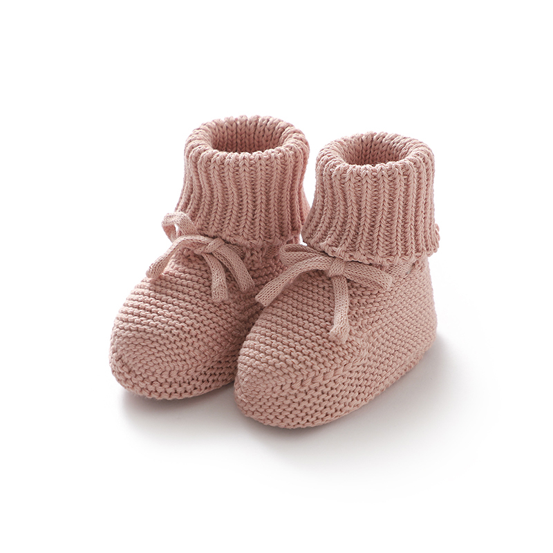Mimixiong Soft Textured Knitted Baby Booties