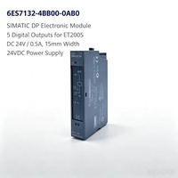 Module de sortie numérique Siemens PLC ET200S, 6ES7132-4BB00-0AA0, 2 sorties numériques 24VDC 0.5A, largeur 15mm, 5 pièces par unité