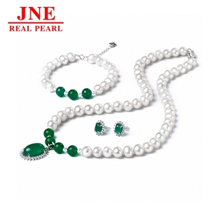 Natürliche Perlenkette mit Chalcedon-Perlen, Chalcedon-Ei-Oberflächen-Perlenkette, Muttertagsgeschenk für Ältere, Muttertag - Product Image 5