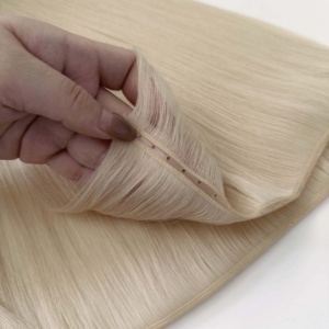 ต่อผมรัสเซียคุณภาพดีที่สุดปี 2025 ผมแท้แบบเวอร์จิ้น Genius Weft สำหรับร้านเสริมสวย - Product Image 6