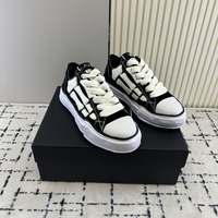 Chaussures en toile tendance à semelle effet fondu pour hommes et femmes, baskets épaisses à motif imprimé os, chaussures de couple rétro vintage pour le marché européen