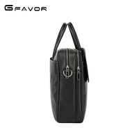 Sac porte-documents vintage en cuir véritable noir pour homme, sacoche d'affaires pour ordinateur portable avec fermoir, en cuir de vachette Napa