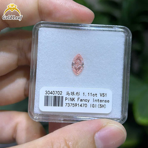 Diamante Rosa Marquise Cultivado en Laboratorio, Precio de Fábrica, con Certificado IGI, Alta Calidad, Diamantes HPHT CVD Reales, Colores Fantasía Disponibles, Todos los Cortes Disponibles - Product Image 4