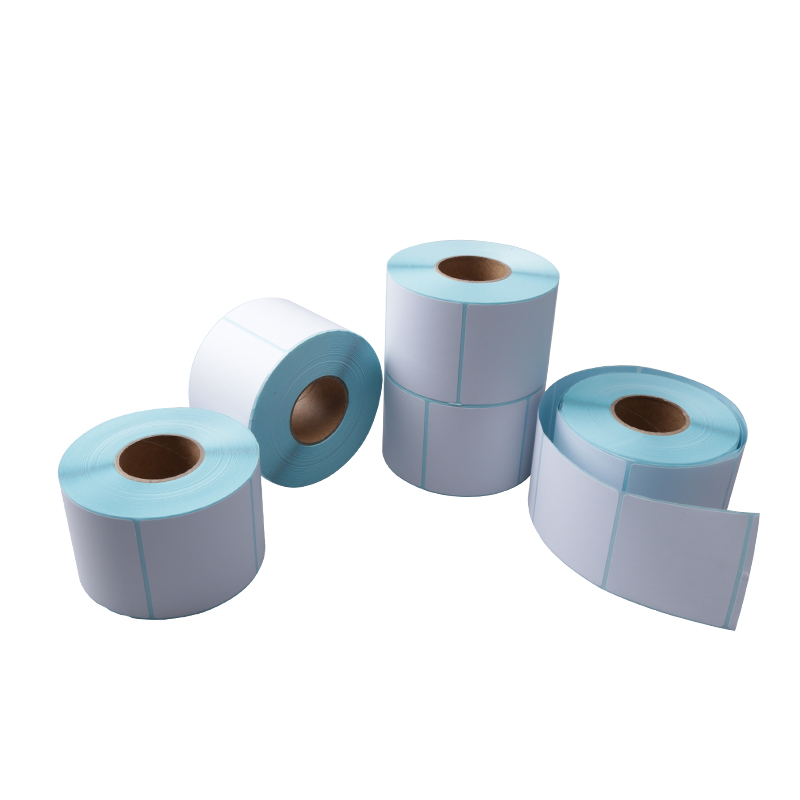 Sticker Labels logo Custom Thermal Waterproof Round 2 Inch Print Cosmetic Food Adhesive Label Sticker Roll for Packaging