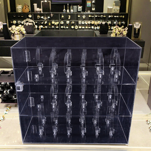 Espositore per Orologi in Acrilico Trasparente a 3 Livelli Personalizzato, Nuova Vetrina per Negozi, Porta Orologi in Acrilico - Product Image 2