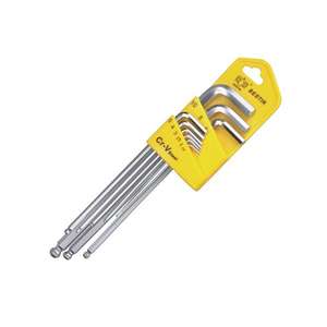 Juego <span class=keywords><strong>de</strong></span> destornilladores <span class=keywords><strong>de</strong></span> llave hexagonal <span class=keywords><strong>de</strong></span> punto <span class=keywords><strong>de</strong></span> bola <span class=keywords><strong>de</strong></span> brazo largo <span class=keywords><strong>de</strong></span> alta calidad, 9 Uds., tratamiento térmico general <span class=keywords><strong>de</strong></span> acero S2 <span class=keywords><strong>de</strong></span> alta resistencia - Product Image 3