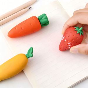 Borradores de Frutas Kawaii Creativos y Lindos al por Mayor, Papelería para Niños, Ideales para la Escuela - Product Image 2