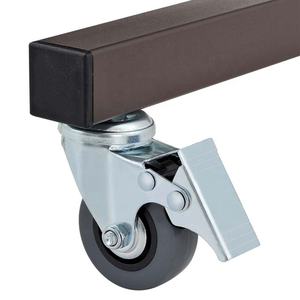 Barrera Metálica Expandible para Perros, Valla Plegable para Mascotas de Interior y Exterior, Barrera Portátil con Ruedas - Product Image 3