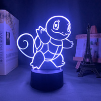 Lampe de chevet LED 3D créative en acrylique, motif camionnette animée pour animaux de compagnie, dessin animé mignon, petit cadeau, vente en gros 2026