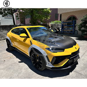 1016 Style Dry Carbon Fiber Glossy Twill Weave Bumper Front Lip Rear Diffuser Spoiler Fender Hood Screw-On Replacement for - Product Image 4
