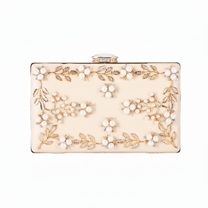 Bolso de noche de metal forjado a mano con diseño para mujer, ideal para bodas y fiestas, bolso decorado con - Product Image 1