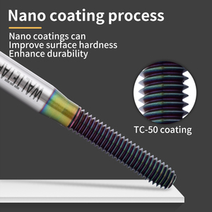 Waltetap 1 cái hsse tc50 lớp phủ chèn STI cuộn hình thành vòi ST M2 M2.5 M3 M4 M5 M6 M8 M10 vít Chủ Đề Máy vòi - Product Image 4