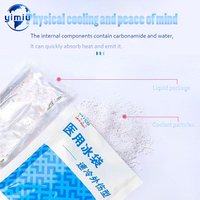 Compresse froide jetable à refroidissement rapide à usage unique (PE + gel de nitrate d'ammonium certifié CE) 100g pour les premiers secours