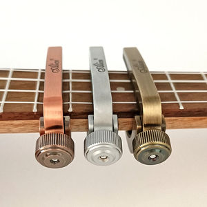 Capos de guitare électrique guitare acoustique Capo basse violon ukulélé Capo traste pince de réglage à une main 3 couleurs - Product Image 6