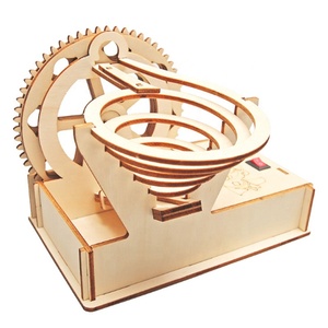 Juguete Educativo <span class=keywords><strong>de</strong></span> Madera con Riel Eléctrico y <span class=keywords><strong>Bolas</strong></span> <span class=keywords><strong>de</strong></span> Acero, Forma Geométrica, para Estudiantes <span class=keywords><strong>de</strong></span> Primaria y Secundaria, Unisex - Product Image 3