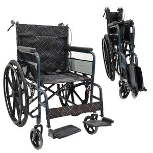 Sedia a Rotelle Pieghevole in Lega di Alluminio di Alta Qualità, Certificata CE, Leggera e <span class=keywords><strong>Portatile</strong></span> per Adulti - Product Image 5