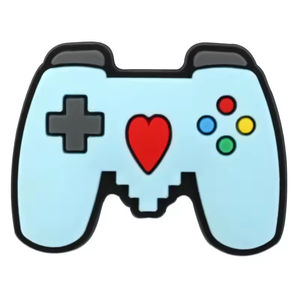 Chaussures <span class=keywords><strong>de</strong></span> console <span class=keywords><strong>de</strong></span> jeu mignonnes Charme contrôleur <span class=keywords><strong>de</strong></span> jeu <span class=keywords><strong>de</strong></span> dessin animé doux, sabots en bois, charmantes pantoufles Bracelets décorations <span class=keywords><strong>de</strong></span> chaussures - Product Image 4