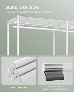SONGMICS étagères modulaires bricolage placard système d'organisation chambre meubles vêtements modernes garde-robe