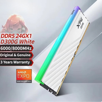 ذاكرة ألعاب جديدة من أداة إكس بي جي بليد DDR5 بسعة 16 جيجابايت و32 جيجابايت بتردد 6000 ميجاهرتز وإضاءة RGB بيضاء للكمبيوتر المكتبي مع تقنية ECC ودعم Intel XMP 3.0 EXPO - كمية محدودة