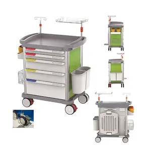 Equipo de emergencia para CQ-08, carrito médico para Hospital, muebles de Hospital, caja de madera de Metal