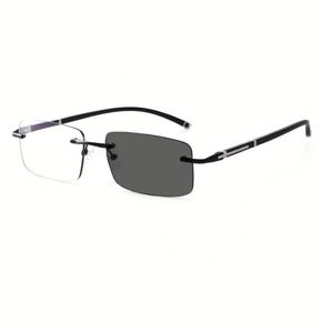 Gafas de Computadora con Logotipo Personalizado, Retro 2025, para Hombre y Mujer, de Acetato y Aleación, sin Montura, Fotocromáticas, con Protección Anti Luz Azul - Product Image 4