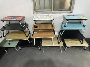 Modern Design Leather Laptop Desk <strong>Metal</strong> and Panel <strong>Wood</strong> Style for Home Furniture in Living <strong>Room</strong> Bed Lazy <strong>Table</strong> for Daily Use - Product Image 6