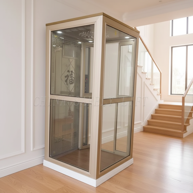 Shaftless Passenger Home Elevator Lift Villa