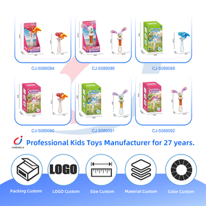 Bâtonnets à bulles Chengji, jouet de fête de jardin, baguette à bulles dinosaure de dessin animé télécommandée pour bataille interactive, alimentée par piles - Product Image 4