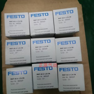 เกจวัดแรงดันแบบอนาล็อก Festo รุ่น PAGN-40-0.4M-R18-1.6 ตัวเรือนโลหะ ช่วงการวัด 0.4M - Product Image 1