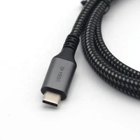 Haute Qualité USB Type C Câble Support Vidéo Charge Rapide Câble De Données Nylon Tressé QC PD 8K @ 60HZ USB 4 240W 48V 5A 40Gbp