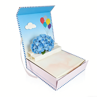 Boîte cadeau 3D surprenante de conception nouvelle, personnalisée, affichage tridimensionnel portable
