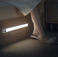 Détecteur de mouvement intelligent pour éclairage sous armoire, veilleuse LED pour chambre et cuisine