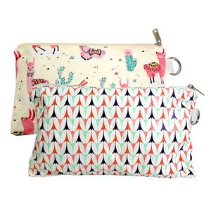 Customized Recycled <b>Tyvek</b> <b>Paper</b> Zipper Bag Comestic Makeup Shopping Bag - Product Image 1